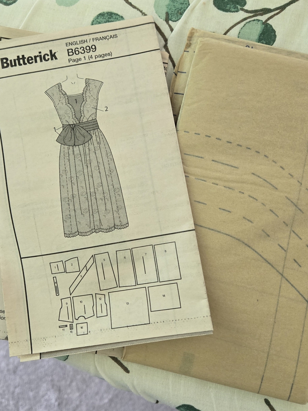 Butterick Flapper Style Maxi Dress Pattern - Picture 4 of 4